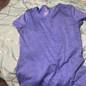 It is a blue t-shirt